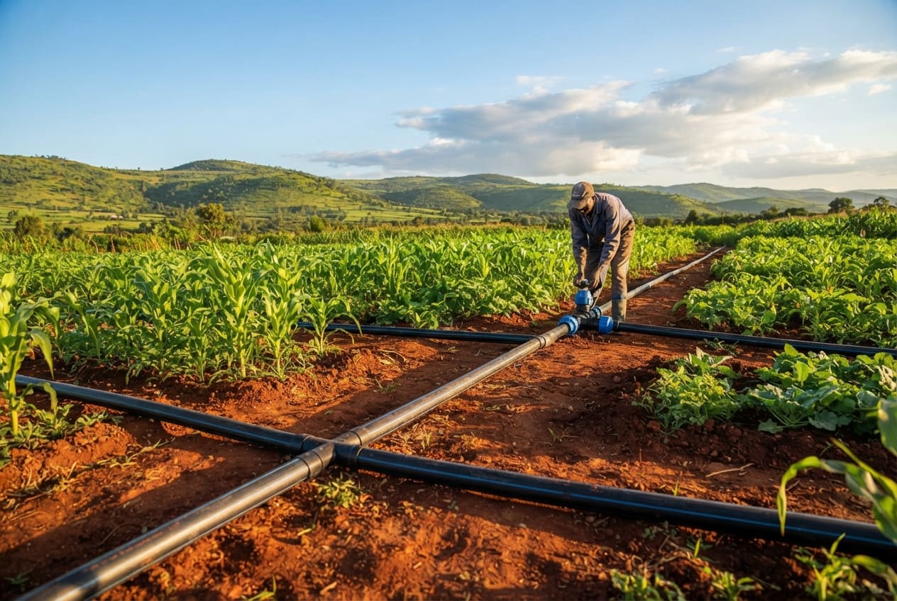 Irrigated farmland