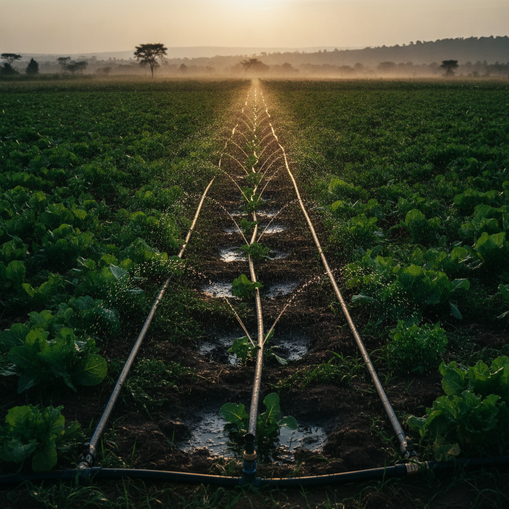 Irrigated farmland