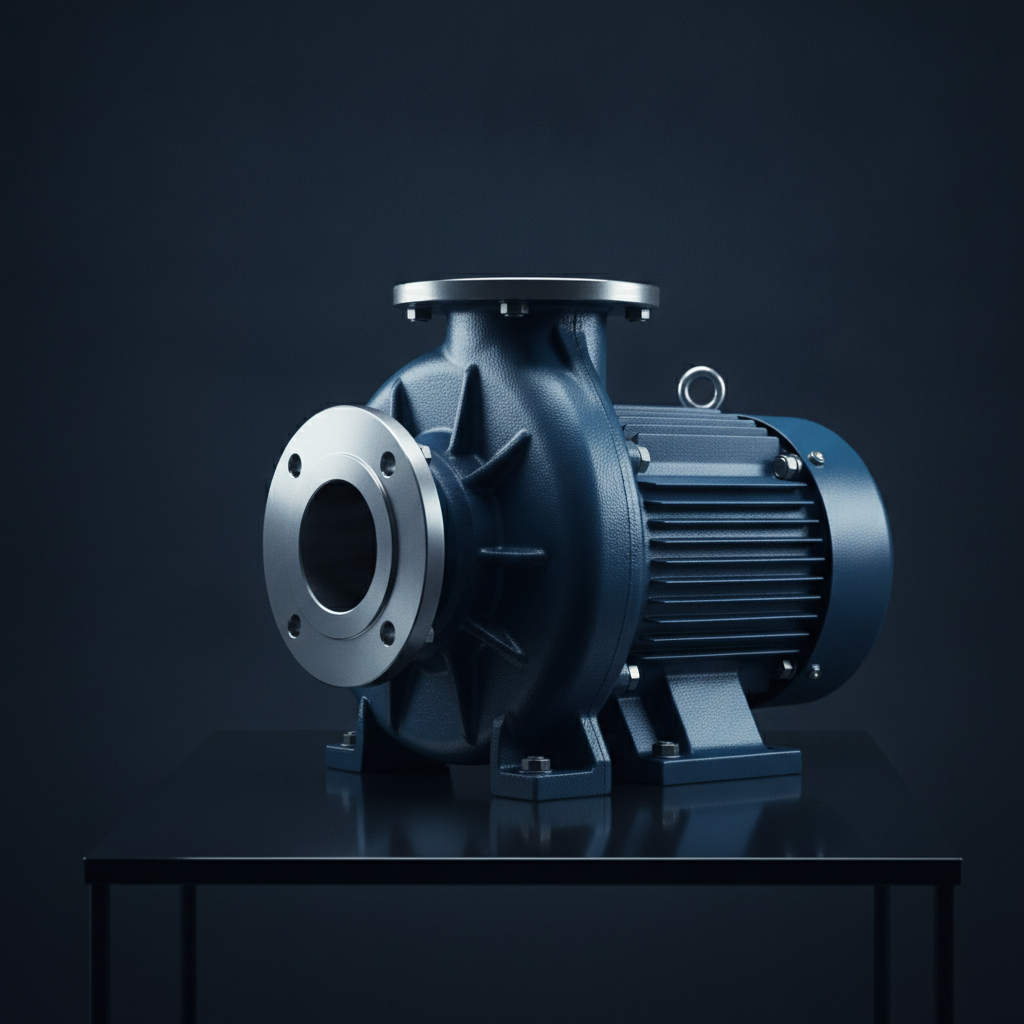 Water pump for boreholes and pressure boosting